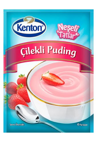 Kenton Neşeli Tatlar Çilekli Puding 100 Gr. ürün görseli