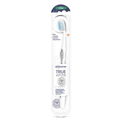 Sensodyne True White Anti Plak Diş Fırçası Pembe. ürün görseli