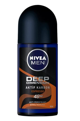 Nivea Men Deep Dimension Espresso Roll-On 50 ml. ürün görseli