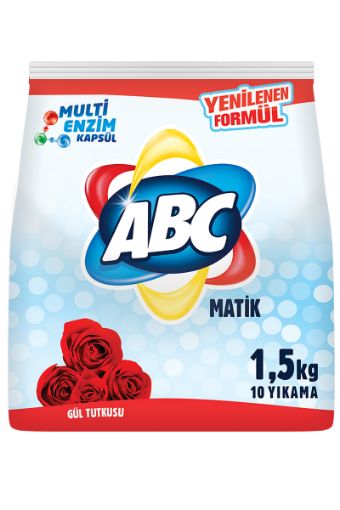 ABC Matik Renkliler Beyazlar Gül Tutkusu Çamaşır Deterjanı 1500 Gr. ürün görseli