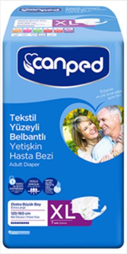 Canped Belbantlı Hasta Bezi N.Extra Large 7  Lı. ürün görseli