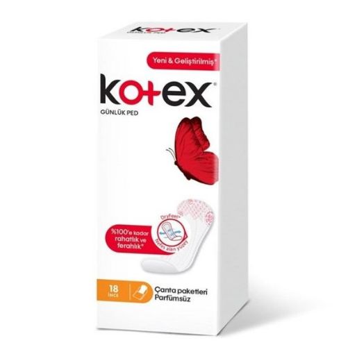 Kotex Günlük Ped 18  Lı İnce Deo. ürün görseli