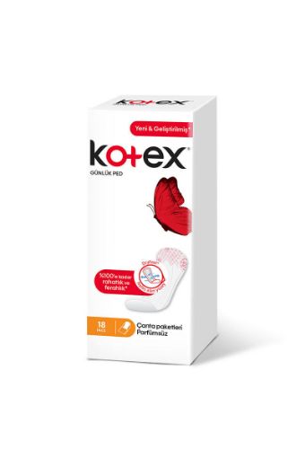 Kotex Günlük Ped 18  Lı Parfumsuz. ürün görseli