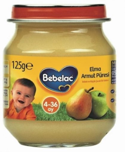 Bebelac Elma & Armut Püresi Kaşık Maması 6-36 Ay 125 Gr. ürün görseli