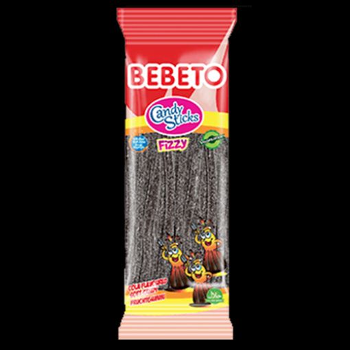 Bebeto Rope Wacky Sticks Elma Aromalı Yumuşak Şeker 175 Gr. ürün görseli