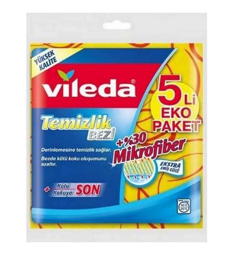Vileda Mikrofiberli Temizlik Bezi 5 + 1. ürün görseli