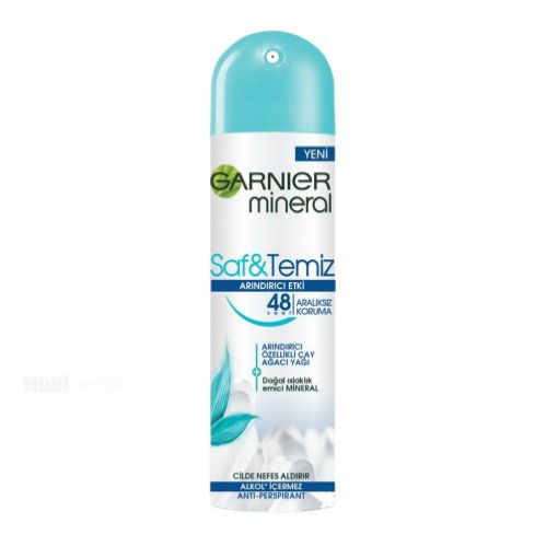 Garnier Mineral Saf & Temiz Sprey Deodorant 150 ml. ürün görseli