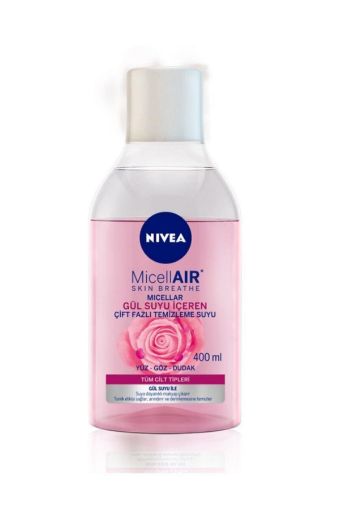 Nivea Gül Suyu İçeren Çift Fazlı Makyaj Temizleme Suyu 400 ml. ürün görseli