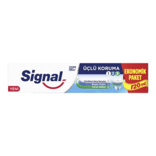 Signal Diş Macunu Üçlü Koruma 120 ml. ürün görseli