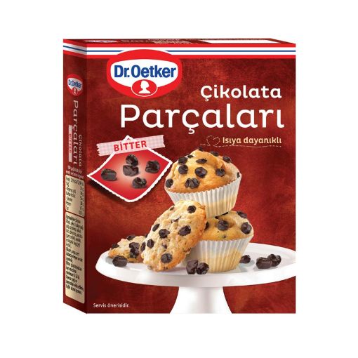 Dr. Oetker Çikolata Parçaları Bitter 70 Gr. ürün görseli