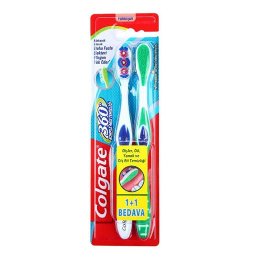 Colgate Dıs Fırcası 360 Soft 1+1. ürün görseli