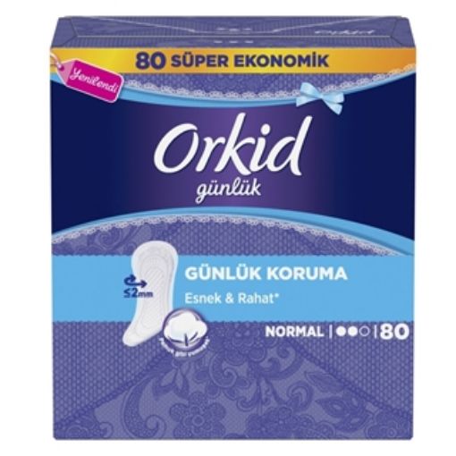 Orkid Günlük Ped Normal Dev Ekonomi Paketi 80 Adet. ürün görseli