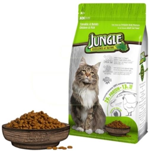 Jungle Tavuk Etli & Balıklı Kedi Maması 500 Gr. ürün görseli