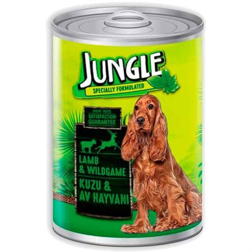 Jungle Kuzu Etli-Av Hayvanlı Köpek Yaş Maması 415 Gr. ürün görseli