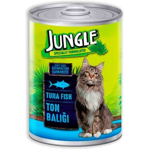 Jungle Ton Balıklı Yaş Kedi Maması 415 Gr. ürün görseli