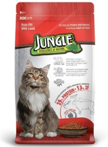 Jungle Kuzulu Yetişkin Kedi Maması 500 Gr. ürün görseli