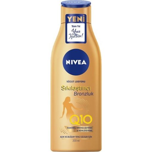 Nivea Q10 Sıkılaştırıcı Bronzluk Vücut Losyonu 200 ml. ürün görseli