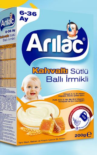Arılac Sütlü Ballı İrmikli Ek Gıda 6-36 Ay 200 Gr. ürün görseli