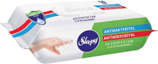 Sleepy 50 Lı Antibakteriyel Havlu Kapaklı. ürün görseli