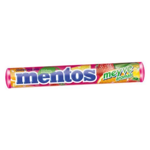 Mentos Meyveli Şeker Çiğnenen Drajeli 37,5 Gr. ürün görseli