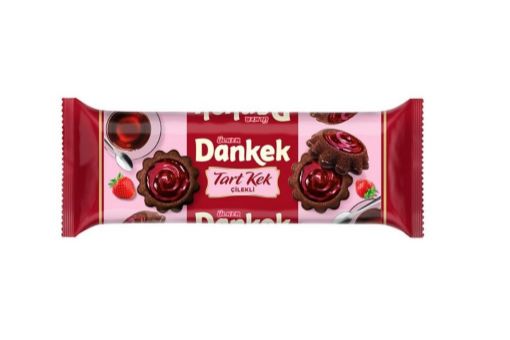 Ülker Dankek Çilekli & Çikolatalı Tart Kek 180 Gr. ürün görseli