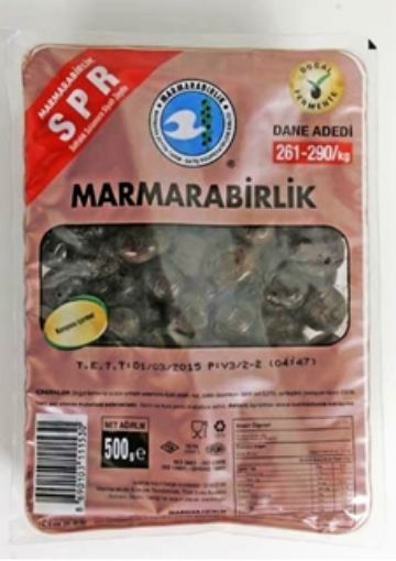 Marmarabirlik Yağlı Salamura Siyah Zeytin 261-290 Boy 500 Gr. ürün görseli