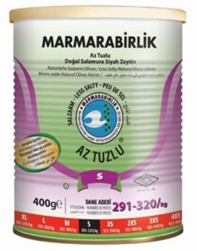 Marmarabirlik Az Tuzlu Doğal Siyah Zeytin 400 Gr. ürün görseli