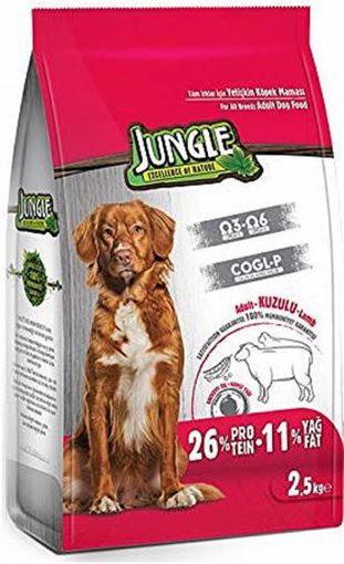 Jungle Yetişkin Köpek Maması Kuzu Etli 2.5 kg. ürün görseli