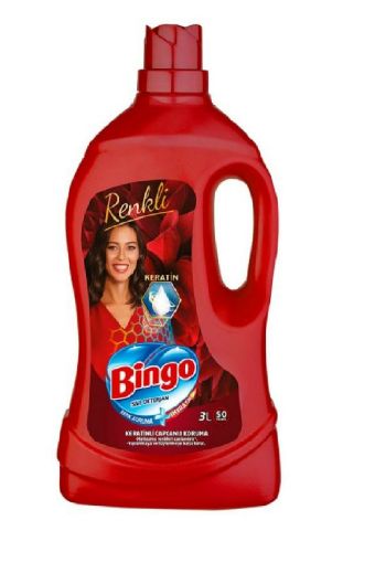 Bingo Sıvı Deterjan 3000 Ml Renkli. ürün görseli