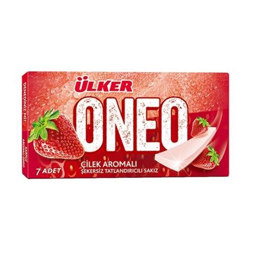 Ülker Oneo Slims Çilek Aromalı Sakız 14 Gr. ürün görseli