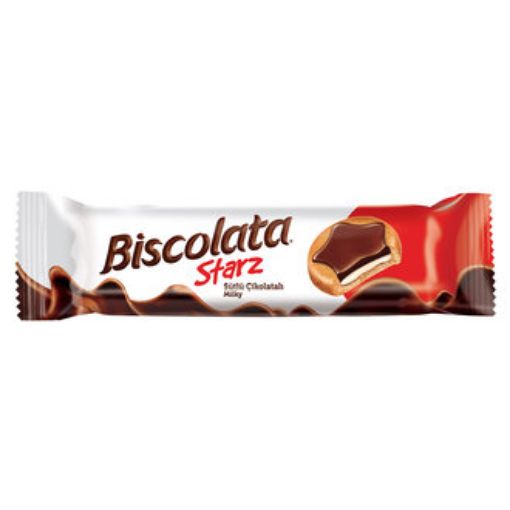 Biscolata Starz Sütlü Çikolata Kaplamalı Bisküvi 82 Gr. ürün görseli