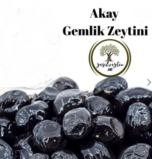 Cebel Süper Sele Siyah Zeytin 290-320 Boy 1 kg. ürün görseli