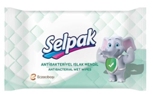 Selpak Antibakteriyel Islak Cep Mendil 3 x 10 Yaprak - 3 Katlı. ürün görseli