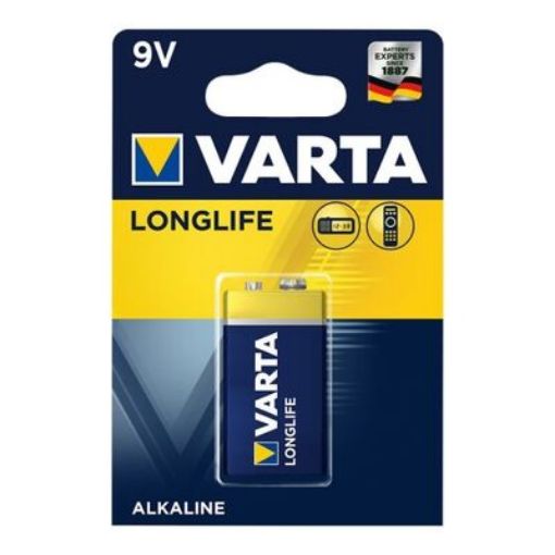 Varta Longlife Kalın Pil 9V Tekli. ürün görseli