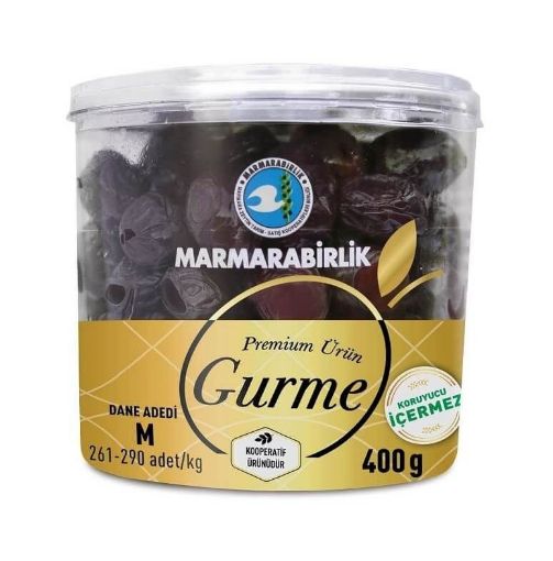 Marmarabirlik Gurme Siyah Zeytin 400 Gr 261-290. ürün görseli