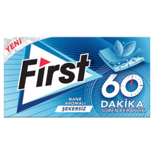 First 60 Dakika Nane Aromalı Şekersiz Sakız 27 Gr. ürün görseli