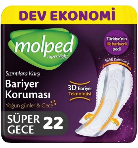 Molped Süpernıght Dev Eko Süper Gece 20  Lı. ürün görseli