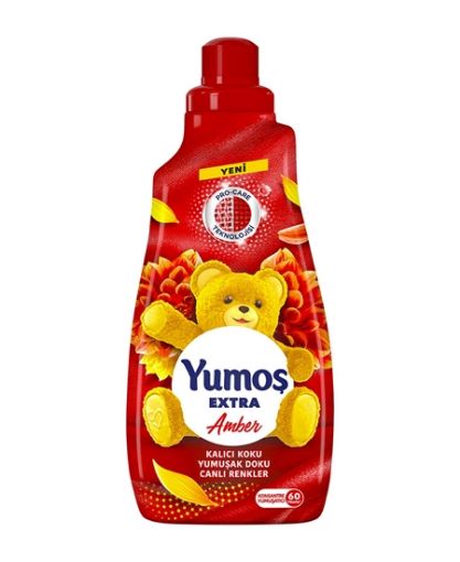 Yumoş Extra Konsantre Çamaşır Yumuşatıcısı Amber 1440 ml. ürün görseli