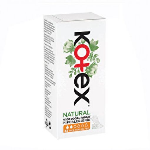 Kotex Natural İnce Günlük Ped 32  Lı. ürün görseli