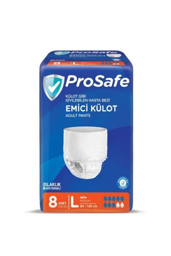 Prosafe Emici Külot Büyük Boy ( L ) 8  Lı. ürün görseli