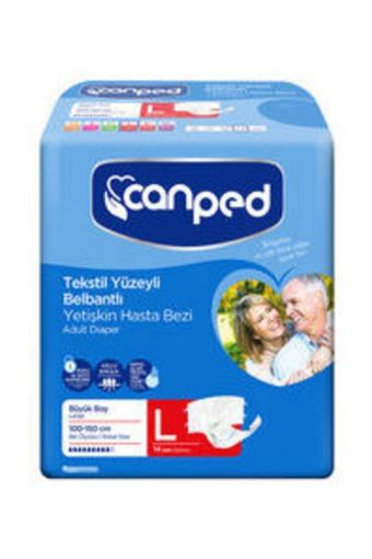 Canped Belbantlı Hasta Bezi Eko Büyük 14  Lu . ürün görseli
