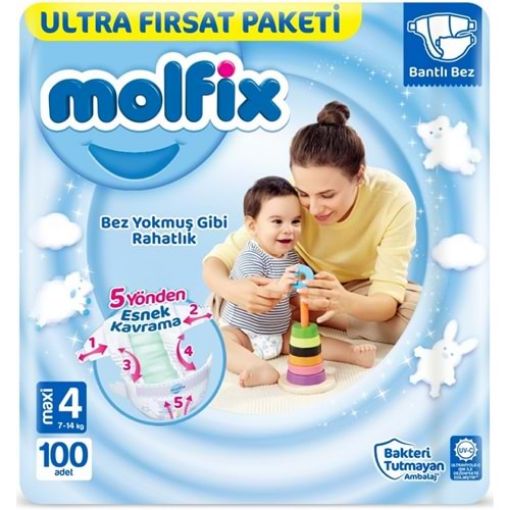 Molfix Ultra Fırsat Paket 4 Maxı 100 Lu. ürün görseli