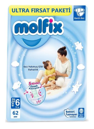 Molfix Ultra Fırsat Paket 6 Xl 62 Lı. ürün görseli