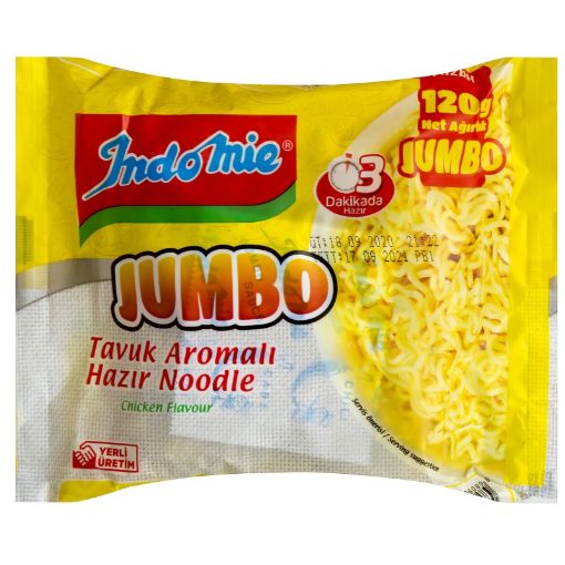 Indomie Jumbo Paket Tavuk Aromalı Noodle 120 Gr. ürün görseli