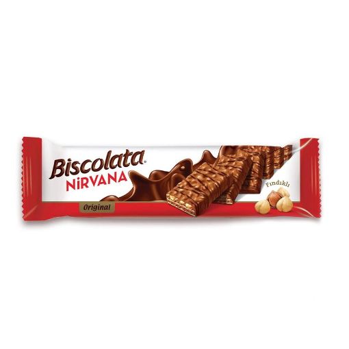 Biscolata Nirvana Fındıklı Gofret 26 Gr. ürün görseli