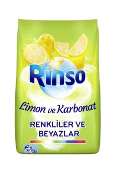 Resim Rinso Limon ve Karbonat Renkliler & Beyazlar İçin Toz Deterjan 8 kg