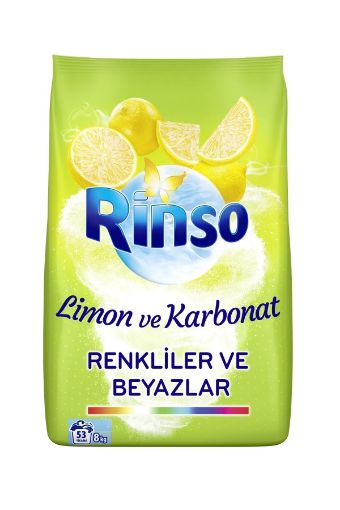 Rinso Limon ve Karbonat Renkliler & Beyazlar İçin Toz Deterjan 8 kg. ürün görseli