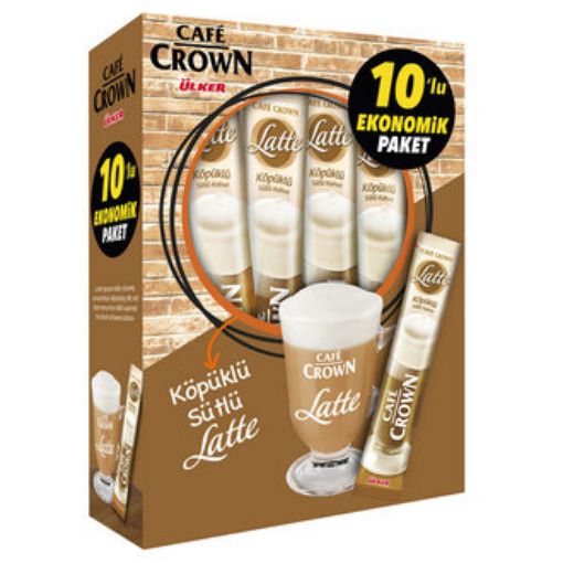 Ülker Tek Latte Cafe Crown 10*17 Gr. ürün görseli