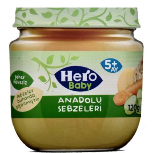 Hero Baby Anadolu Sebzeleri 5+ Ay 120 Gr. ürün görseli