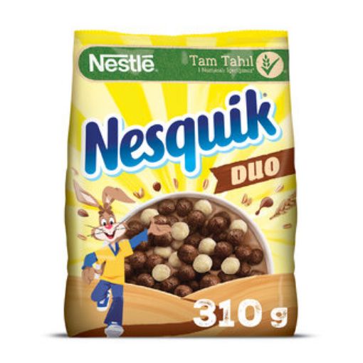 Nestlé Nesquik Duo Kakaolu Buğday & Mısır Gevreği 310 Gr. ürün görseli